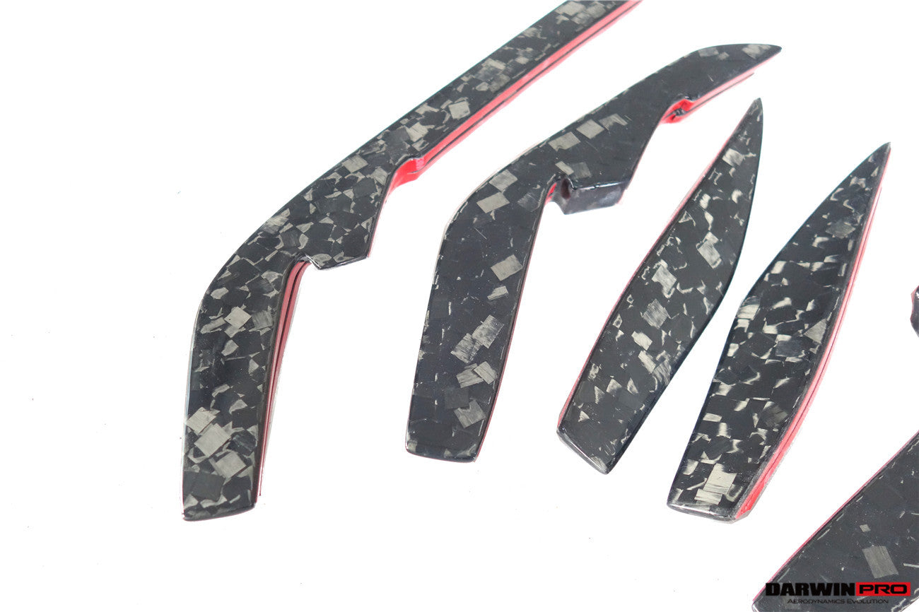 Canards delanteros de alto rendimiento DarwinPRO 2019-2025 para Audi RS6 Avant C8 y RS7 Quattro IMP