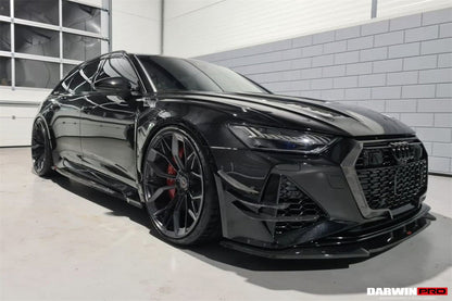 Canards delanteros de alto rendimiento DarwinPRO 2019-2025 para Audi RS6 Avant C8 y RS7 Quattro IMP