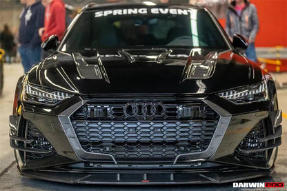 Canards delanteros de alto rendimiento DarwinPRO 2019-2025 para Audi RS6 Avant C8 y RS7 Quattro IMP