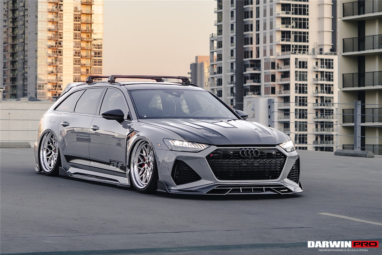 DarwinPRO 2019-2023 Audi RS6 Avant C8 IMP Performance Partial Carbon Fiber Hood