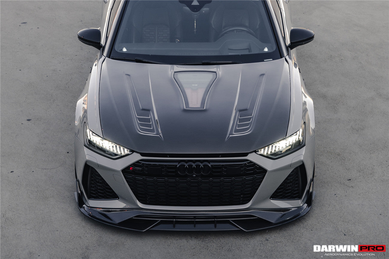 DarwinPRO 2019-2023 Audi RS6 Avant C8 IMP Performance Partial Carbon Fiber Hood
