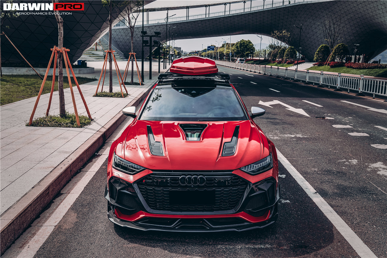 DarwinPRO 2019-2023 Audi RS6 Avant C8 IMP Performance Partial Carbon Fiber Hood