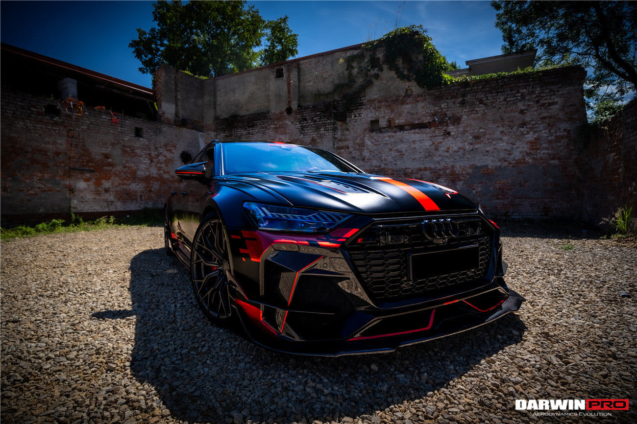DarwinPRO 2019-2023 Audi RS6 Avant C8 IMP Performance Partial Carbon Fiber Hood
