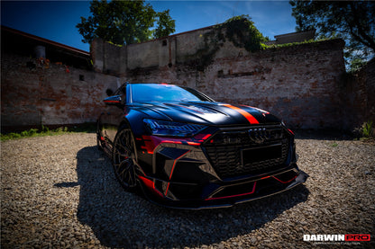 DarwinPRO 2019-2023 Audi RS6 Avant C8 IMP Performance Partial Carbon Fiber Hood