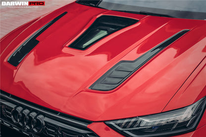 DarwinPRO 2019-2023 Audi RS6 Avant C8 IMP Performance Partial Carbon Fiber Hood
