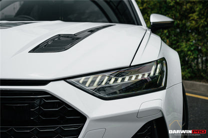 DarwinPRO 2019-2023 Audi RS6 Avant C8 IMP Performance Partial Carbon Fiber Hood