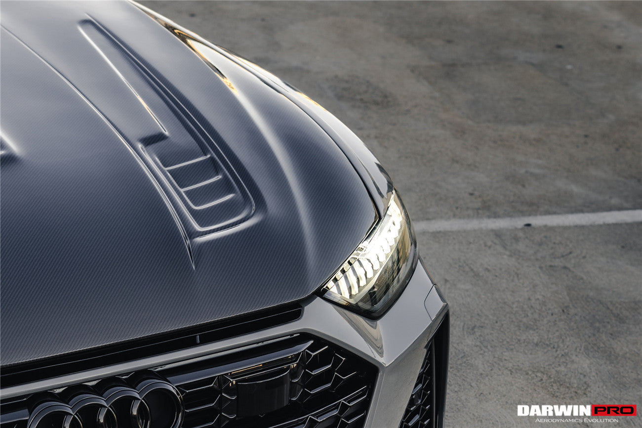 DarwinPRO 2019-2023 Audi RS6 Avant C8 IMP Performance Partial Carbon Fiber Hood