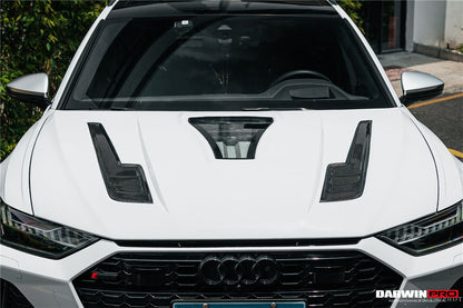 DarwinPRO 2019-2023 Audi RS6 Avant C8 IMP Performance Partial Carbon Fiber Hood