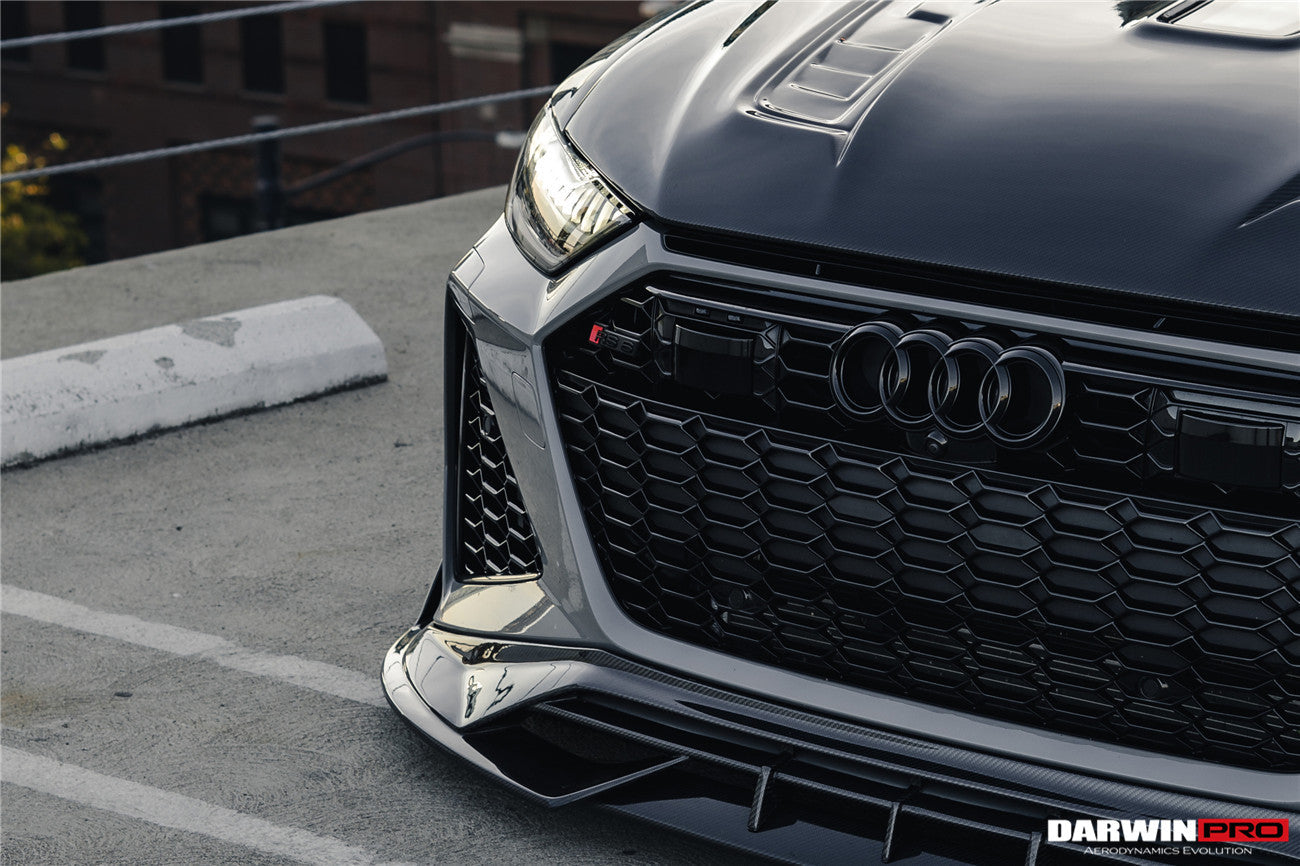 DarwinPRO 2019-2023 Audi RS6 Avant C8 IMP Performance Partial Carbon Fiber Hood