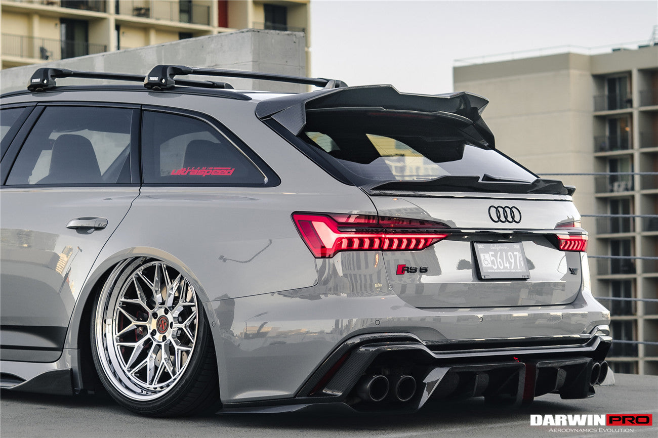 DarwinPRO 2019-2023 Audi RS6 Avant C8 IMP Performance Carbon Fiber Middle Spoiler