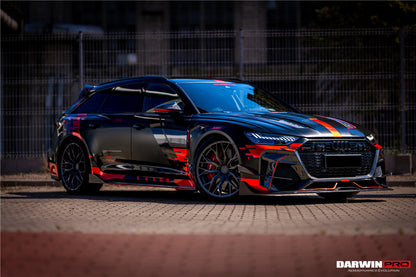 Kit de carrocería de fibra de carbono DarwinPRO 2019-2025 para Audi RS6 Avant C8 y RS7 C8 Quattro IMP Performance Part