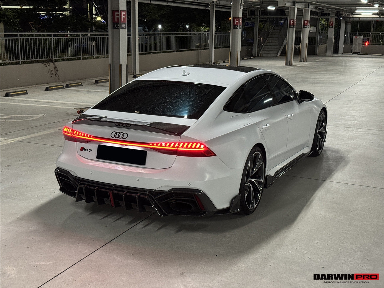 DarwinPRO 2019-2025 Audi RS6 Avant C8 RS7 C8 Quattro IMP Design Rear Diffuser