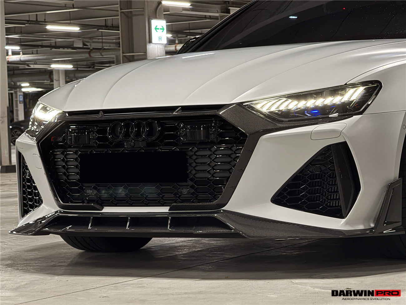 Borde delantero de alto rendimiento DarwinPRO 2019-2025 para Audi RS6 Avant C8 y RS7 C8 Quattro IMP