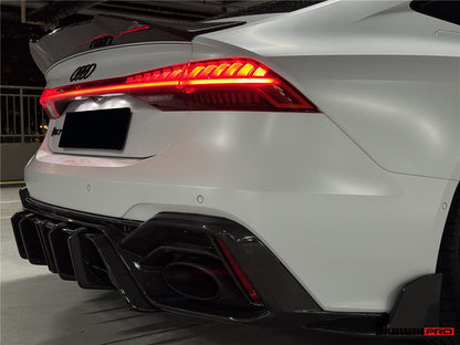 DarwinPRO 2019-2025 Audi RS6 Avant C8 RS7 C8 Quattro IMP Design Rear Diffuser