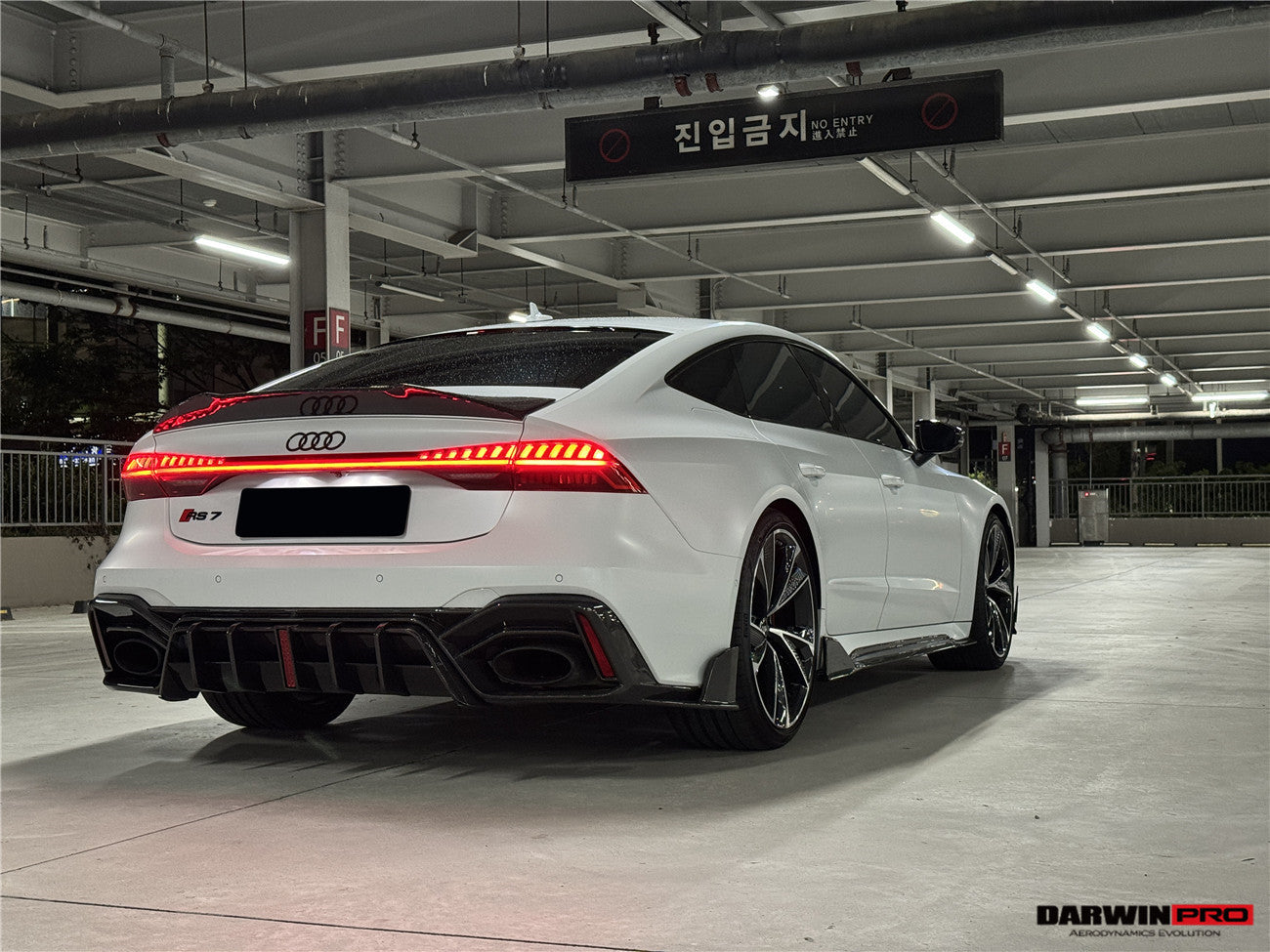 DarwinPRO 2019-2025 Audi RS6 Avant C8 RS7 C8 Quattro IMP Design Rear Diffuser