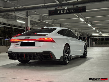 DarwinPRO 2019-2025 Audi RS6 Avant C8 RS7 C8 Quattro IMP Design Rear Diffuser