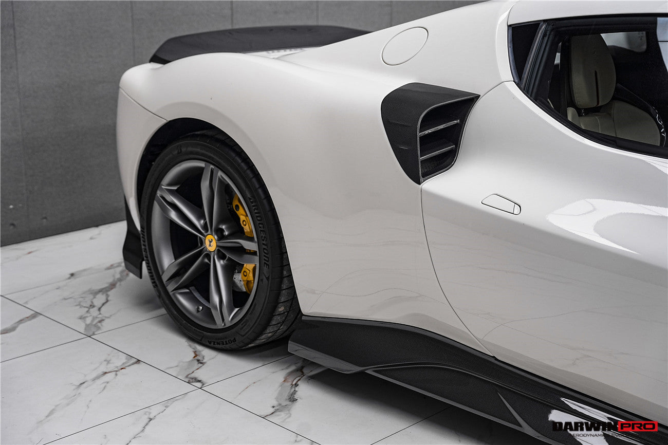 DarwinPRO 2022-2025 Ferrari 296 GTB & GTS Type F171 iMP Style Carbon Fiber Quarter Panel side Scoops