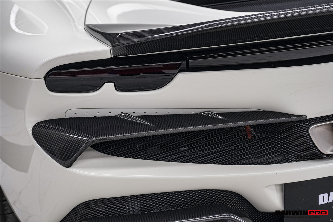 DarwinPRO 2022-2025 Ferrari 296 GTB & GTS Type F171 iMP Style Carbon Fiber Rear Bumper Trim