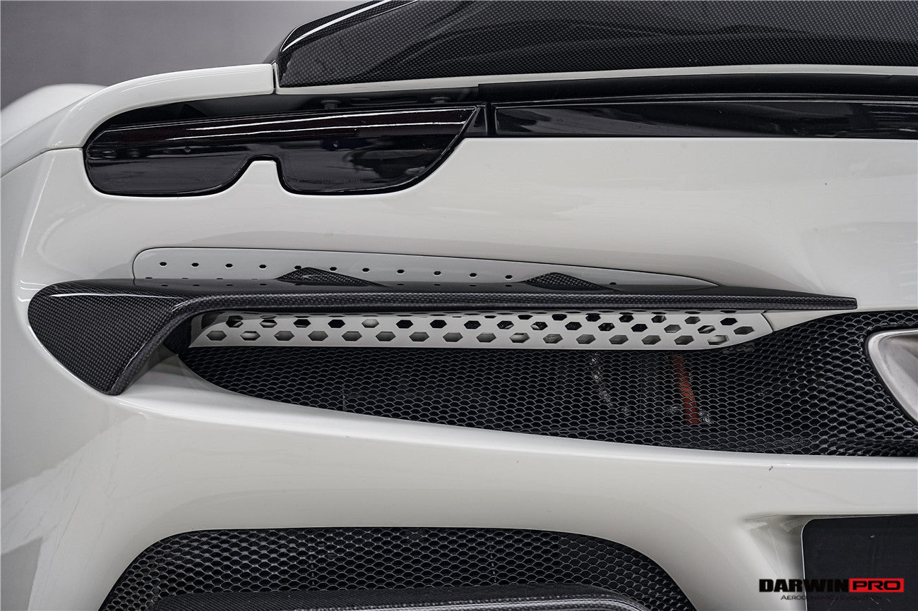 DarwinPRO 2022-2025 Ferrari 296 GTB & GTS Type F171 iMP Style Carbon Fiber Rear Bumper Trim