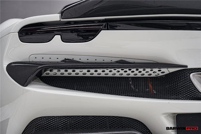 DarwinPRO 2022-2025 Ferrari 296 GTB & GTS Type F171 iMP Style Carbon Fiber Rear Bumper Trim