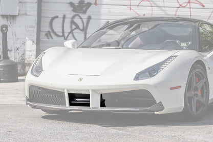 DarwinPRO 2015-2020 Ferrari 488 GTB & Spider Dry Carbon Fiber Front Air Splitter