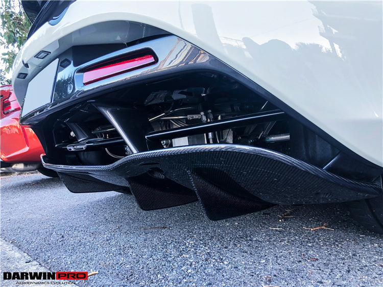 DarwinPRO Carbon Fiber Rear Bumper Center Valance | 2017-2023 McLaren 720S