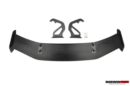 DarwinPRO 2012-2025 Porsche 718 981 Cayman Boxster GT4RS Style Autoclave Carbon Fiber Spoiler Wing