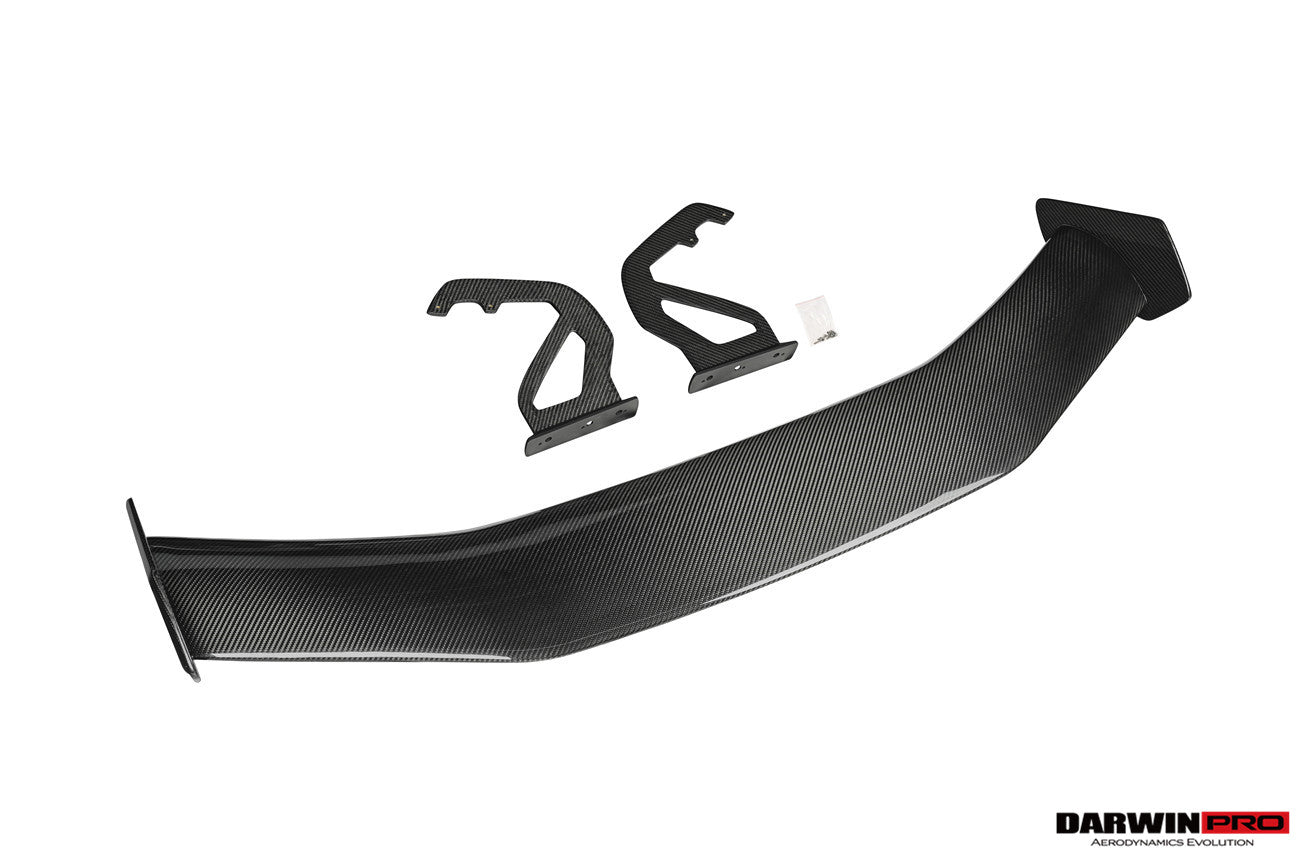 DarwinPRO 2012-2025 Porsche 718 981 Cayman Boxster GT4RS Style Autoclave Carbon Fiber Spoiler Wing