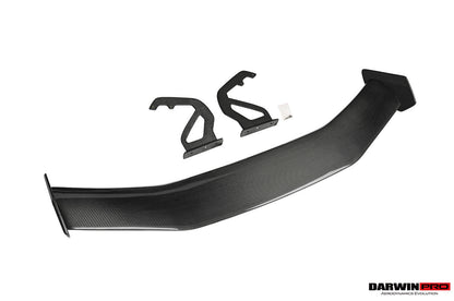 DarwinPRO 2012-2025 Porsche 718 981 Cayman Boxster GT4RS Style Autoclave Carbon Fiber Spoiler Wing