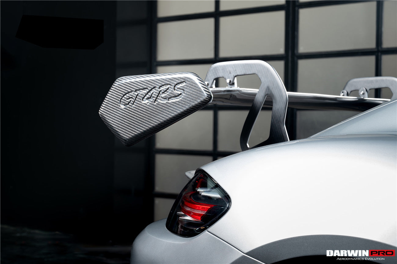 DarwinPRO 2012-2025 Porsche 718 981 Cayman Boxster GT4RS Style Autoclave Carbon Fiber Spoiler Wing