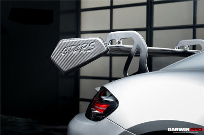 DarwinPRO 2012-2025 Porsche 718 981 Cayman Boxster GT4RS Style Autoclave Carbon Fiber Spoiler Wing