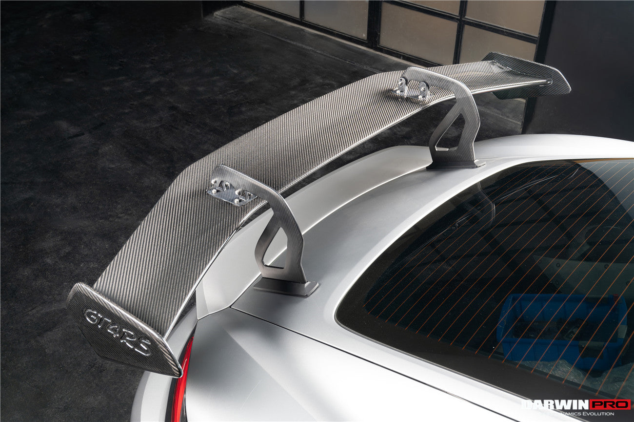 DarwinPRO 2012-2025 Porsche 718 981 Cayman Boxster GT4RS Style Autoclave Carbon Fiber Spoiler Wing