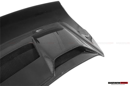 DarwinPRO Darwinpro 2017-2019 Porsche 911 991.2 GT3 Only GT2RS Style Ducktail Spoiler with LED Light