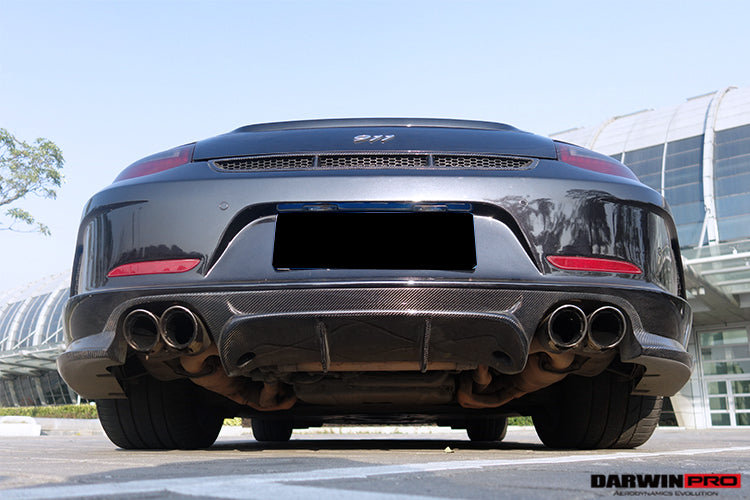 Parachoques trasero DarwinPRO 2009-2012 Porsche 911 997.2 Carrera S 991GT3