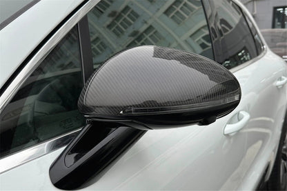 DarwinPRO 2014-2024 Porsche Macan 95B Autoclave Carbon Fiber Mirror Housing Replacement | Fits T, S, GTS, Turbo, Turbo S, Turbo LHD (With BSA Holes)