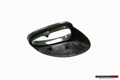 DarwinPRO 2014-2024 Porsche Macan 95B Dry Carbon Fiber Mirror Housing Replacement | Fits T, S, GTS, Turbo, Turbo S, 4 Electric, Turbo (NO BSA Holes)