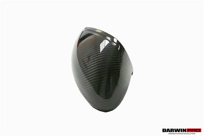DarwinPRO 2014-2024 Porsche Macan 95B Dry Carbon Fiber Mirror Housing Replacement | Fits T, S, GTS, Turbo, Turbo S, 4 Electric, Turbo (NO BSA Holes)