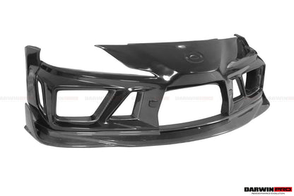 DarwinPRO 2019-UP Toyota GR Supra (J29 & DB) A90 A91 BKSSII Style Partial Carbon Fiber Front Bumper