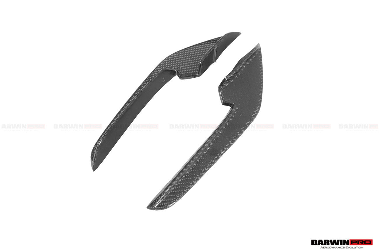 DarwinPRO 2019-UP Toyota GR Supra (J29 & DB) A90 A91 BKSSII Style Partial Carbon Fiber Front Bumper