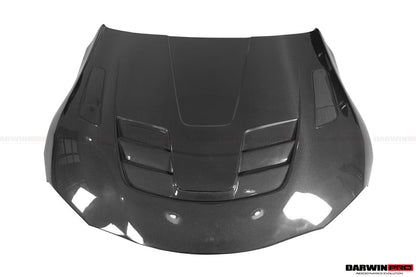 Capó de fibra de carbono DarwinPRO para Toyota GR Supra (J29 DB) 2019-UP (estilo A90 A91 BKSSII)