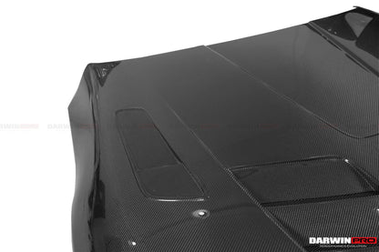Capó de fibra de carbono DarwinPRO para Toyota GR Supra (J29 DB) 2019-UP (estilo A90 A91 BKSSII)