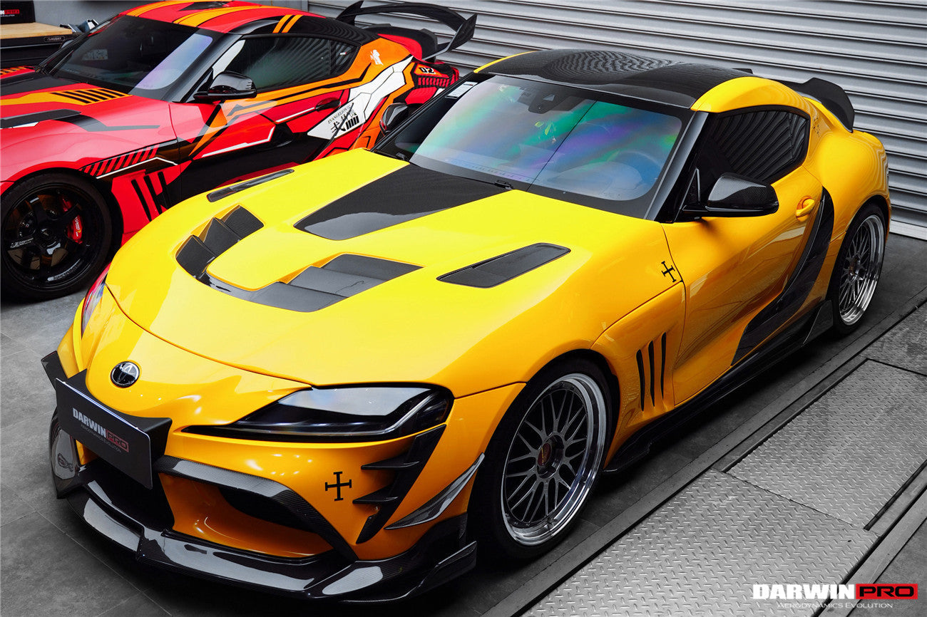 Capó de fibra de carbono DarwinPRO para Toyota GR Supra (J29 DB) 2019-UP (estilo A90 A91 BKSSII)