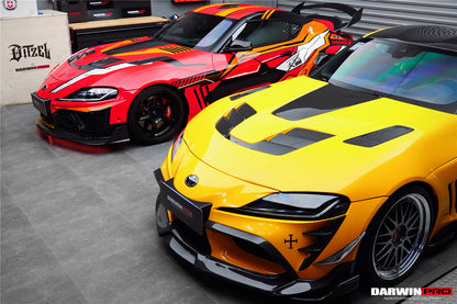 Capó de fibra de carbono DarwinPRO para Toyota GR Supra (J29 DB) 2019-UP (estilo A90 A91 BKSSII)