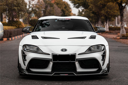 Borde delantero de fibra de carbono DarwinPRO 2019-UP Toyota GR Supra (J29 y DB) A90 A91 estilo BKSS