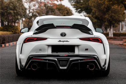 DarwinPRO 2019-UP Toyota GR Supra (J29 & DB) A90 A91 BKSS Style Carbon Fiber Rear Diffuser Lip