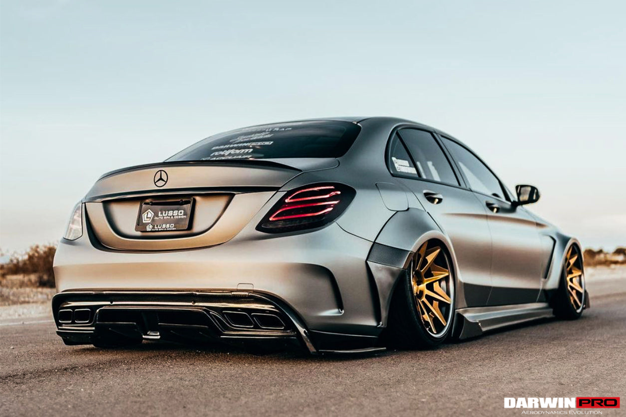 DarwinPRO 2015-2021 Mercedes Benz W205 C63 & S AMG Sedan IMP Performance Partial Carbon Fiber Full Body Kit