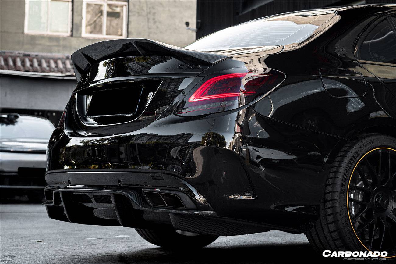 Carbonado RT Style Trunk Spoiler | 2015-2021 Mercedes Benz C63 AMG C-Class W205 Sedan