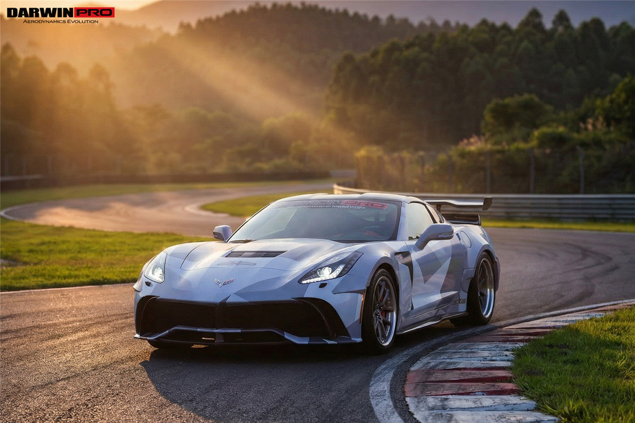 Parachoques delantero DarwinPRO 2013-2017 Corvette C7 Z51 estilo BKSS