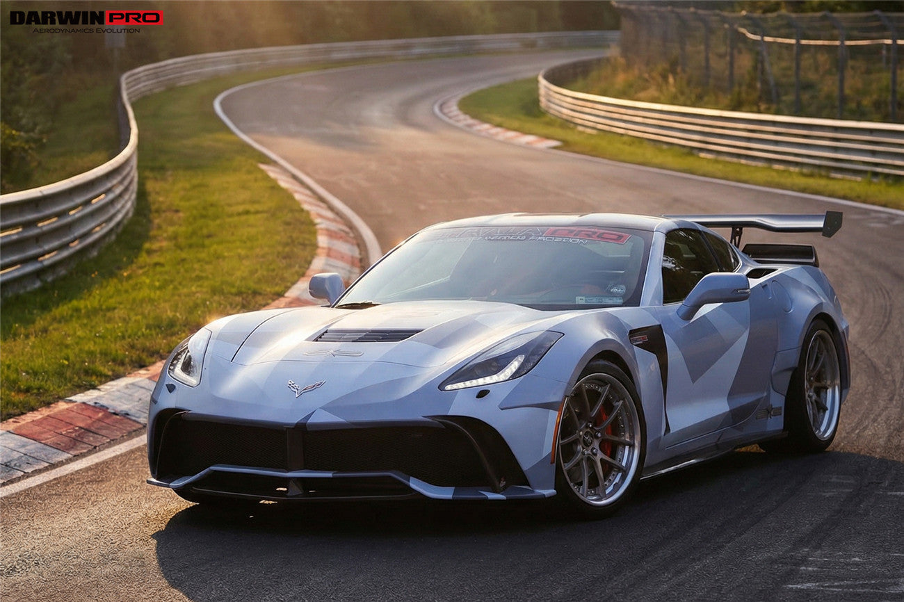 Alerón de maletero estilo BKSS DarwinPRO para Corvette C7 Z51 Grandsport Z06 2013-2019