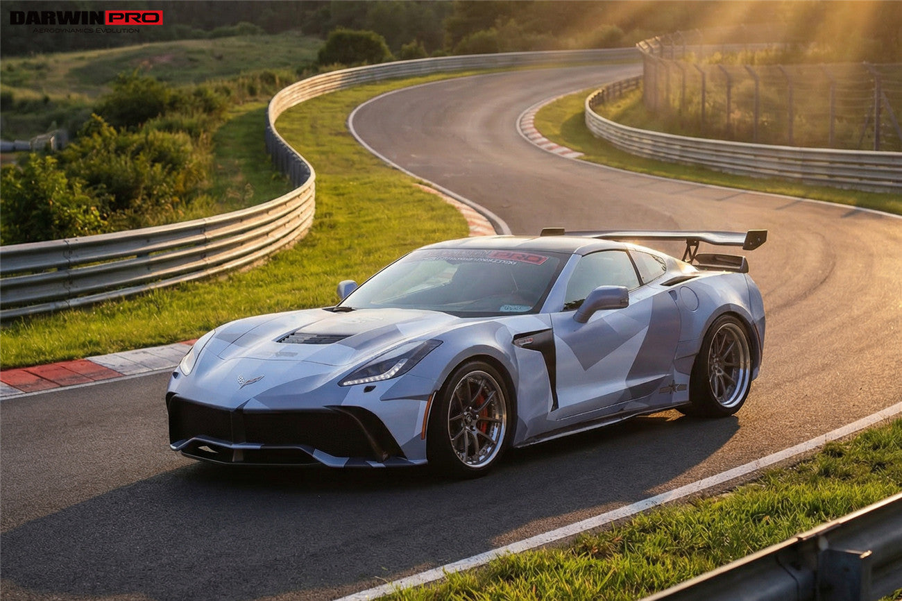 Parachoques delantero DarwinPRO 2013-2017 Corvette C7 Z51 estilo BKSS